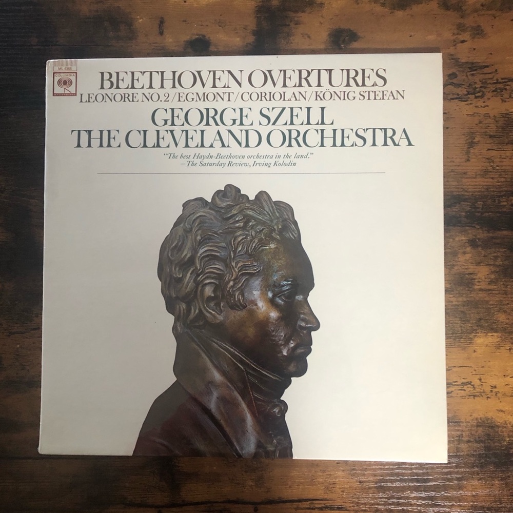 Vinyl LP Beethoven Overtures The Cleveland Orchestra